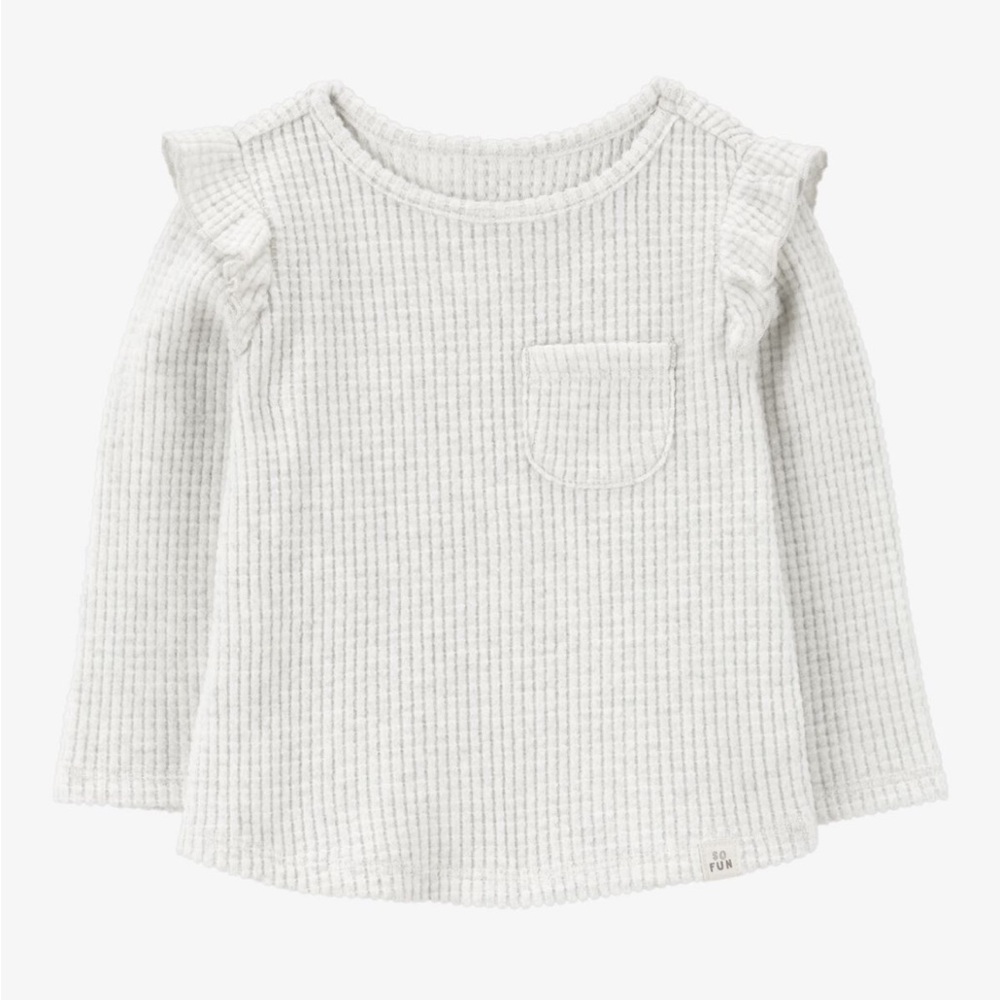 Baby Girl Thermal Long-Sleeve Top